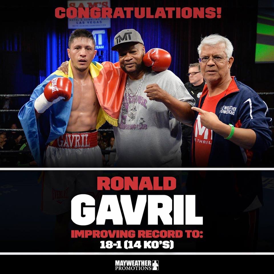 Ronald Gavril, show în Las Vegas! A câștigat prin KO și a fost felicitat de Mutu și Mircea Badea