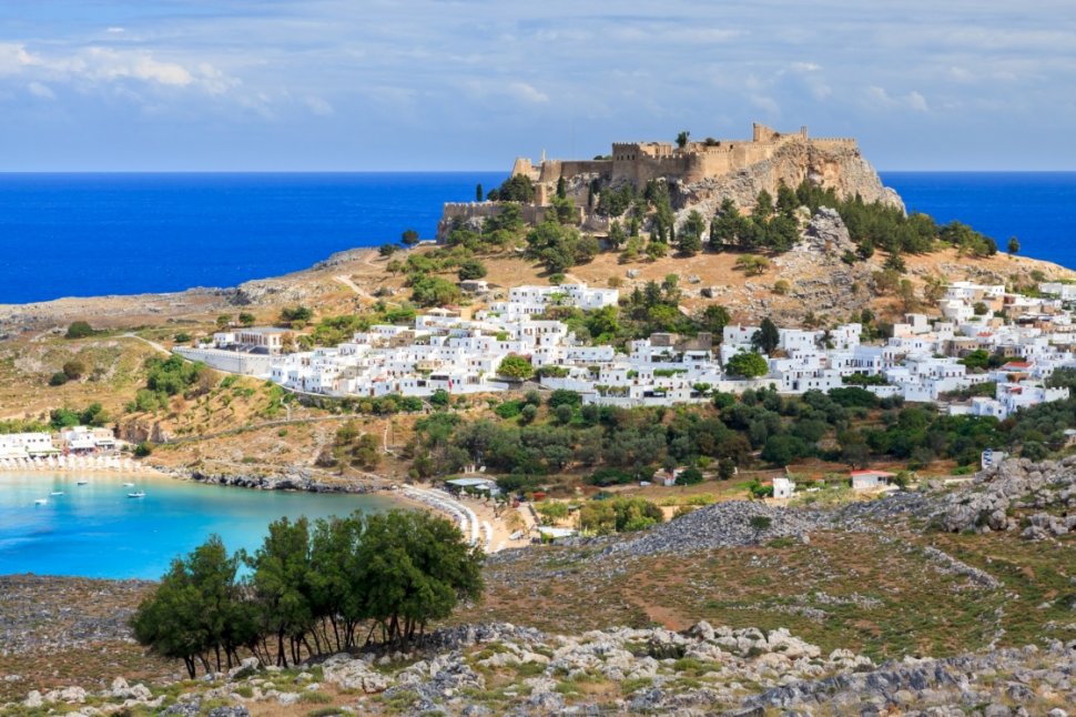 Lindos, cetatea albă a insulei Rhodos