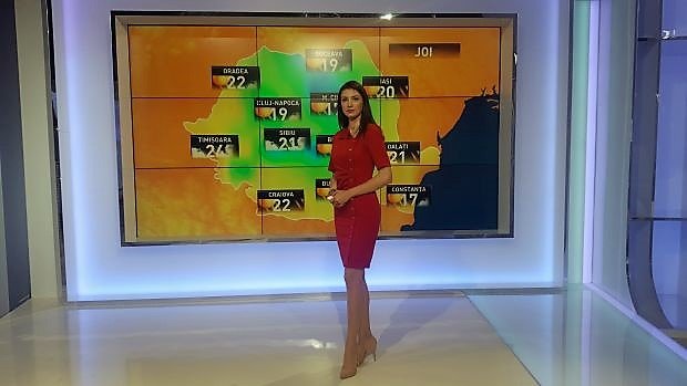 Loredana Ştefu, noua prezentatorare a informaţiilor meteo de la Antena 3