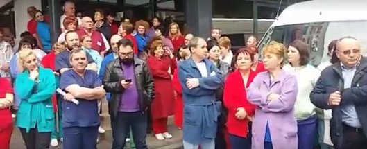 Protest la spitalul județean din Satu Mare! Lipsesc medicamentele esențiale pentru pacienți - VIDEO