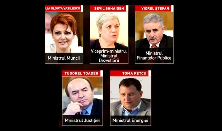 Cinci miniștri ai Guvernului Grindeanu, pe lista neagră a lui Liviu Dragnea 