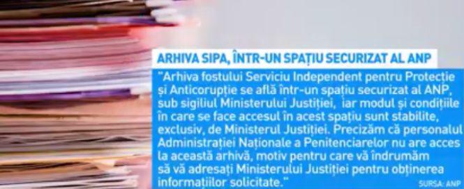 Unde se află ascunsă arhiva SIPA 450651