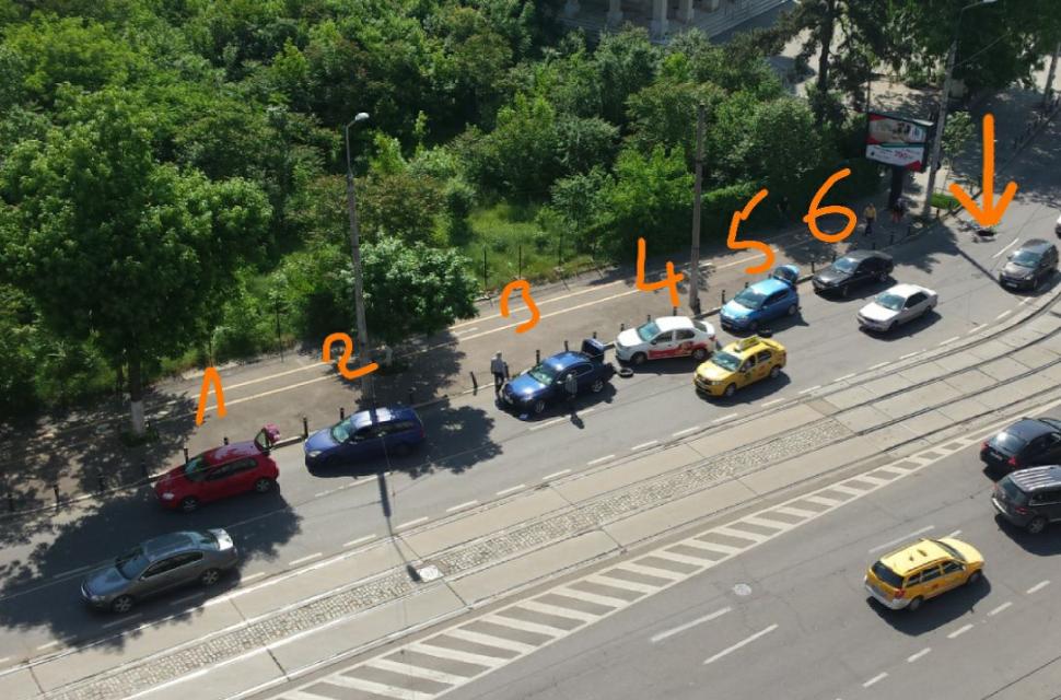 Cum a ”rezolvat” Poliția Română problema unui canal după ce șase mașini au fost grav avariate! VIDEO 450797