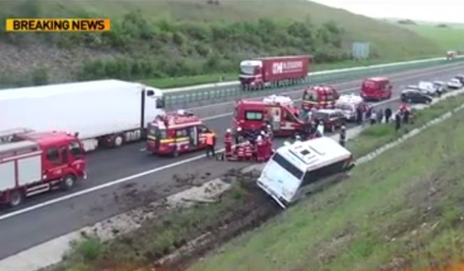 Accident grav petrecut în România în urmă cu puțin timp- VIDEO