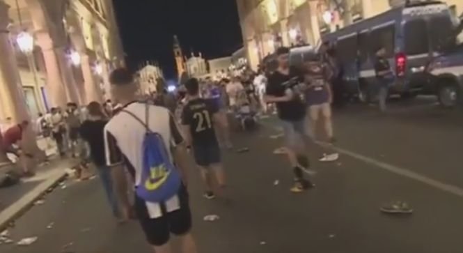 1.000 de răniţi, la Torino, în timpul finalei Ligii Campionilor. A fost haos din cauza unor focuri de artificii - VIDEO