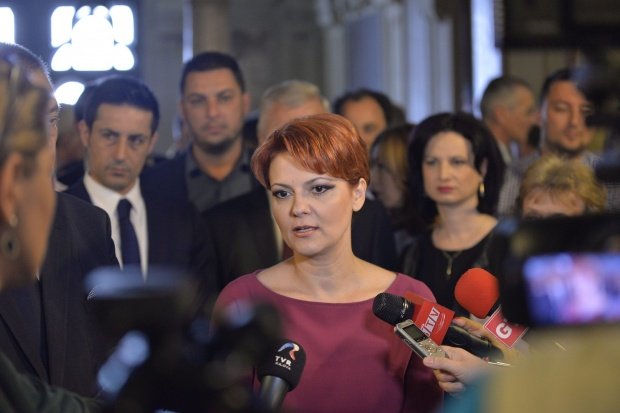 USR cere demisia Olguţei Vasilescu din funcţia de ministru al Muncii