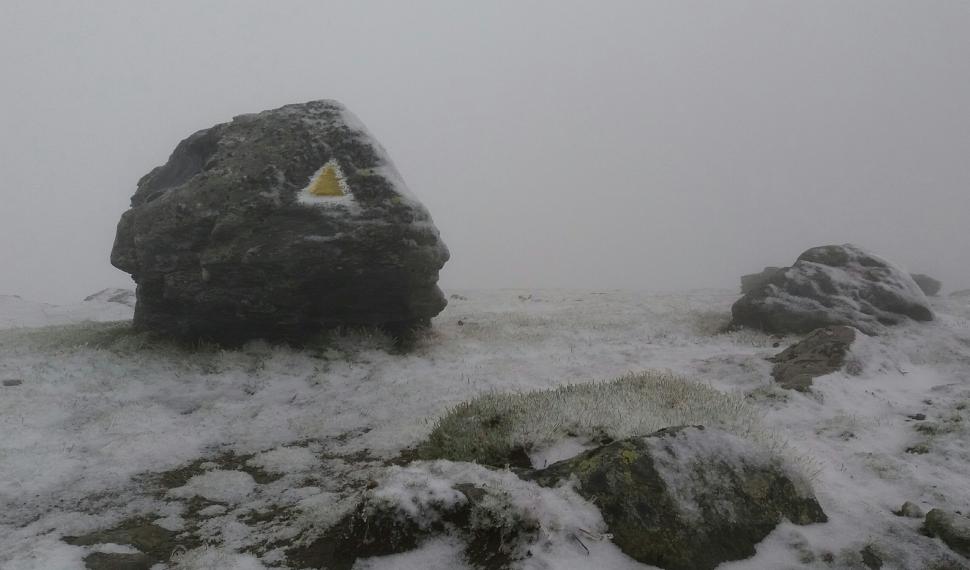 A nins la vârful Omu. La munte s-au înregistrat cele mai scăzute temperaturi din această vară 455464