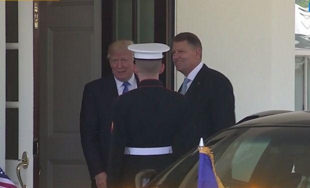 Imagini de la întâlnirea președintelui României cu Donald Trump, de la Casa Albă - FOTO 455628