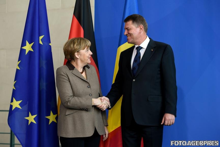 Iohannis, întâlniri cu Merkel şi Macron după vizita la Casa Albă
