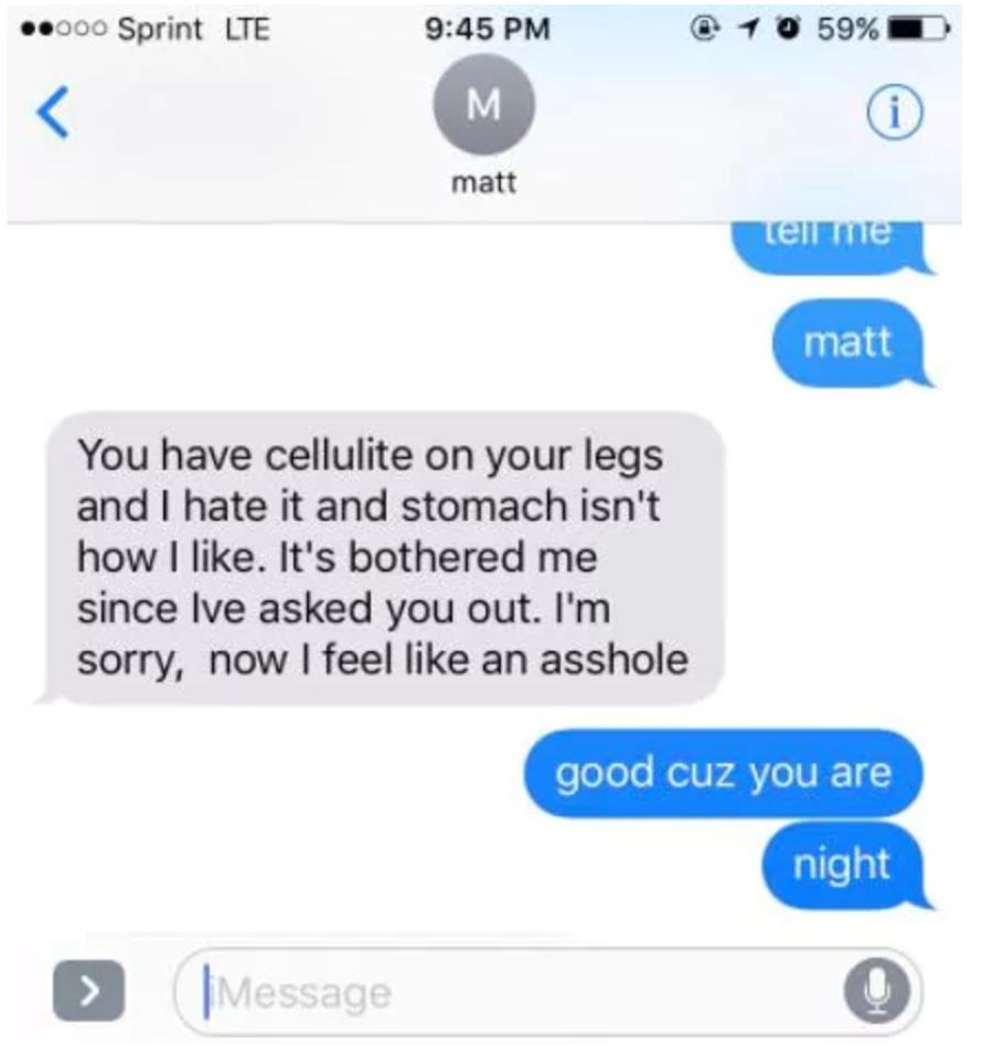 I-a trimis poza asta iubitului si a intrebat-o cum arata in costum de baie - Raspunsul lui, uluitor! “Ai celulita si…” 456088