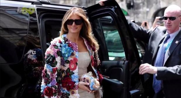 Melania Trump, în ținute de mii de euro chiar și atunci când vrea să pară modestă - FOTO 458156