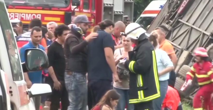 Accident grav între Predeal și Pârâul Rece! 17 de victime, după ce un autocar s-a răsturnat. Cod roșu de intervenție 459250