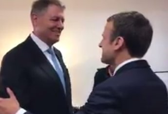 Ce a postat președintele Franței Emmanuel Macron pe Twitter, după întâlnirea cu Klaus Iohannis