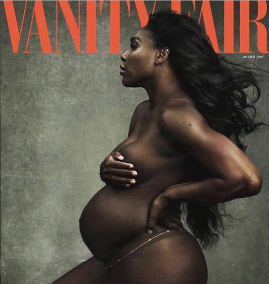 Serena Williams a pozat nud pentru Vanity Fair. Sportiva este în luna a 6-a de sarcină - FOTO 460045