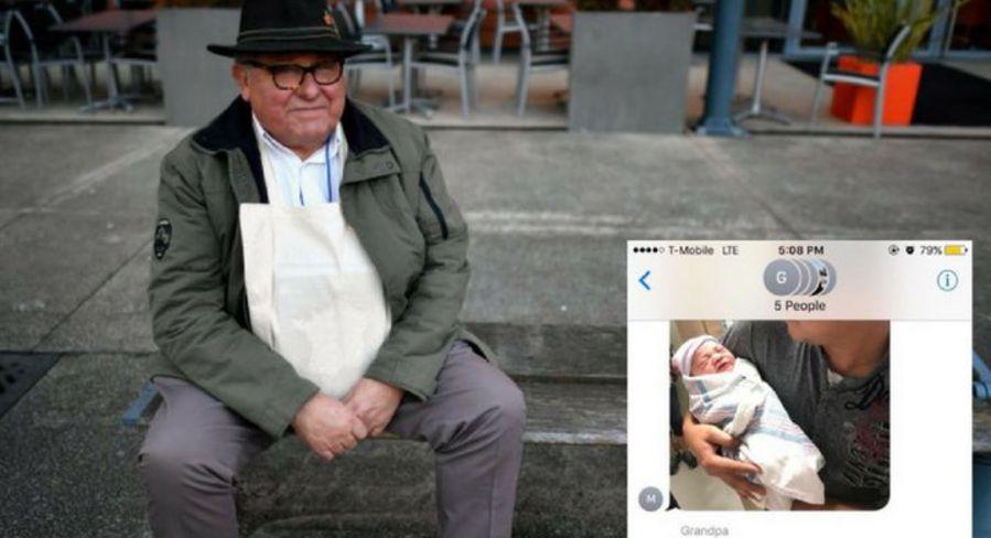 L-au anunțat că a devenit bunic. În loc să se bucure, bătrânul a avut o reacție năucitoare. Ce a putut să scrie - FOTO 460660