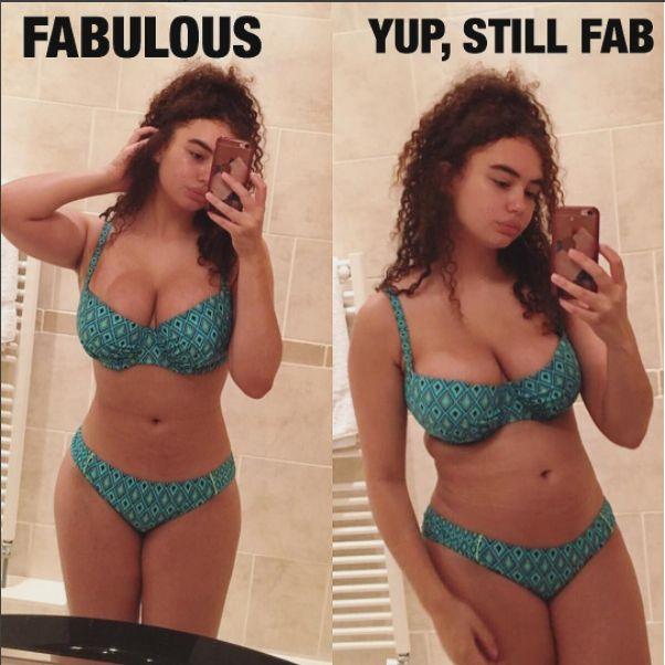 A intrat în cabina de probă să încerce un COSTUM DE BAIE. Când s-a văzut în oglindă, a început SĂ ȚIPE. Ce a observat 461073