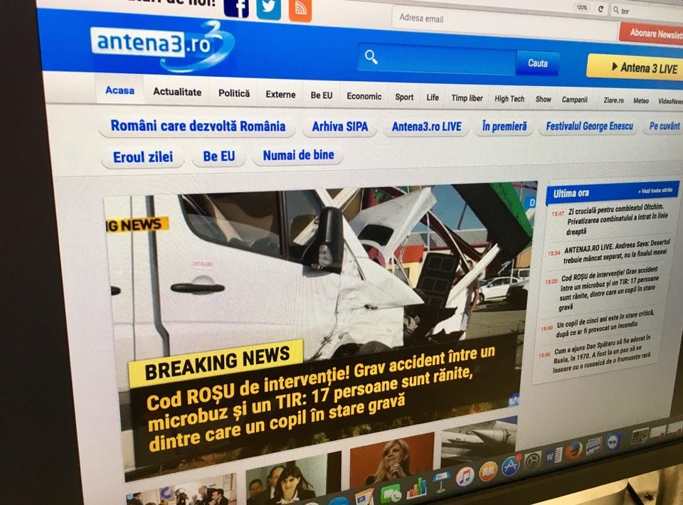 Antena3.ro, în topul site-urilor de conținut din România