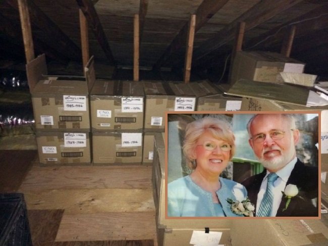 A ascuns în pod, timp de 40 de ani, aceste cutii. Când, în sfârșit, soțul ei a aflat de ele și le-a deschis a început să plângă - ce se afla în cutii