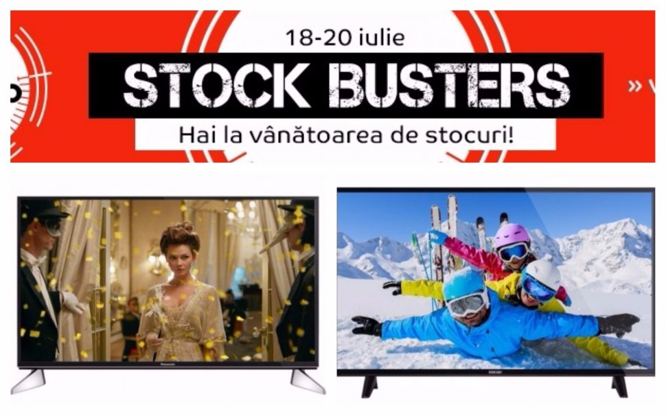eMAG Stock Busters – TOP 10 televizoare 4K Ultra HD mai ieftine si cu 1.000 €