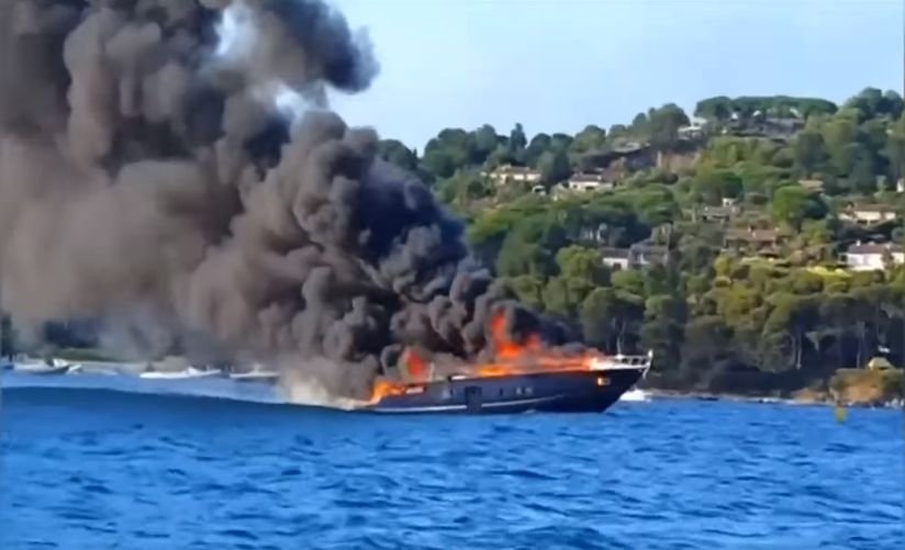 Incendiu puternic în Saint-Tropez. Pagubele se ridică la milioane de euro - VIDEO