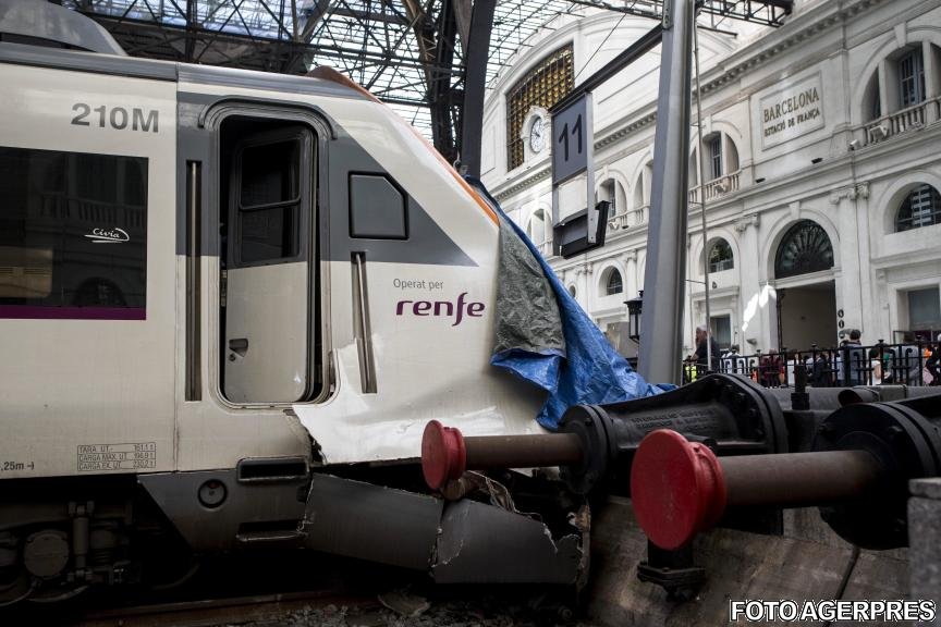 Accident feroviar GRAV în Barcelona. Sunt zeci de răniți, cinci dintre ei în stare gravă   