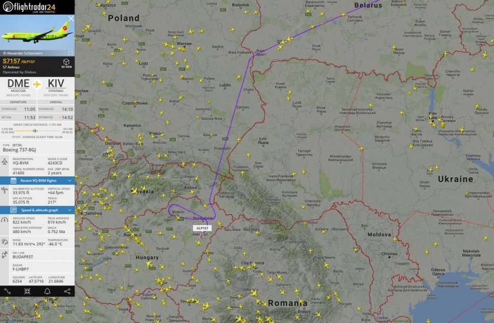 Bucureștiul a interzis aeronavei vicepremierului rus să survoleze Romania. Avionul lui Rogozin s-a învârtit deasupra Ungariei. Reacția MAE