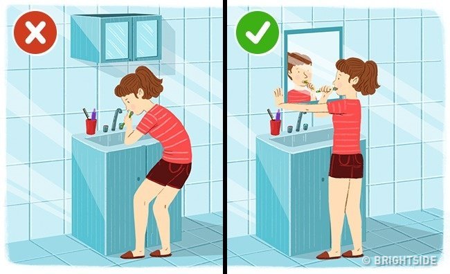 Cum trebuie sa stai cand te speli pe dinti! Acum faci o greseala uriasa