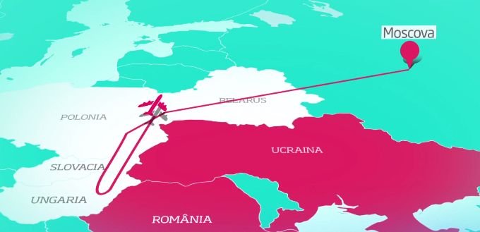 Ce spun pasagerii care au călătorit în același avion cu Rogozin. Reacția autorităților românești