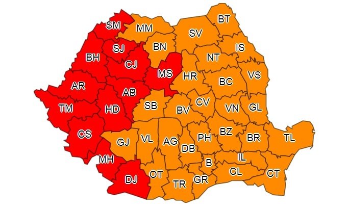 Cod roșu de caniculă în România. Meteorologii anunță temperaturi de peste 40 de grade Celsius