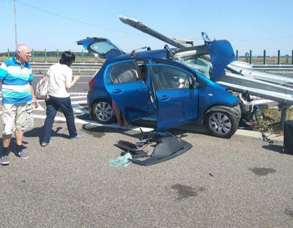 Accident groaznic pe Autostrada Soarelui