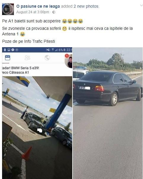 Atenție! Un BMW negru misterios "terorizează" șoferii pe Autostrada A1. Iată ce nu trebuie să faci ca să eviți capcana 474822