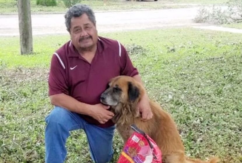 Câinele erou, care s-a luptat cu uraganul Harvey. Povestea lui a devenit virală