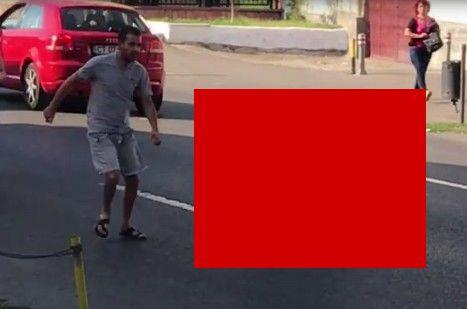 Apariție neobișnuită pe o stradă din Constanța! Oamenii au luat telefoanele și au înregistrat totul (FOTO+VIDEO) 476573