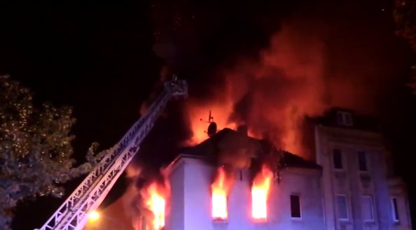 Doi români au murit în Germania, după ce o clădire locuită de imigranţi a fost incendiată - VIDEO