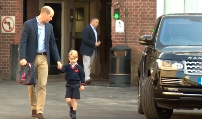De ce a lipsit Kate Middleton de la prima zi de școală a Prințului George - VIDEO