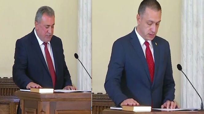 Schimbare în Guvern. Mihai Fifor a preluat portofoliul Apărării, iar Gheorghe Şimon, Ministerul Economiei. Imagini de la ceremonia de depunere a jurământului - VIDEO