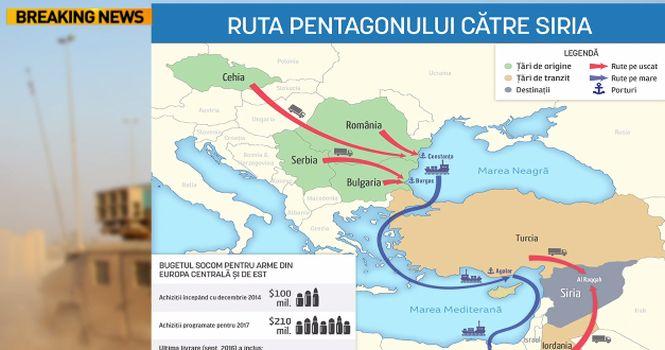 Rise Project: Armele rebelilor au tranzitat portul Constanța. Pentagonul a cumpărat arme din România