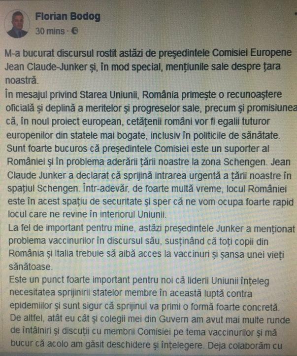 Un alt ministru din Guvernul Tudose are probleme cu gramatica. ”Copiii” îi fac necazuri și lui Bodog - FOTO 479076