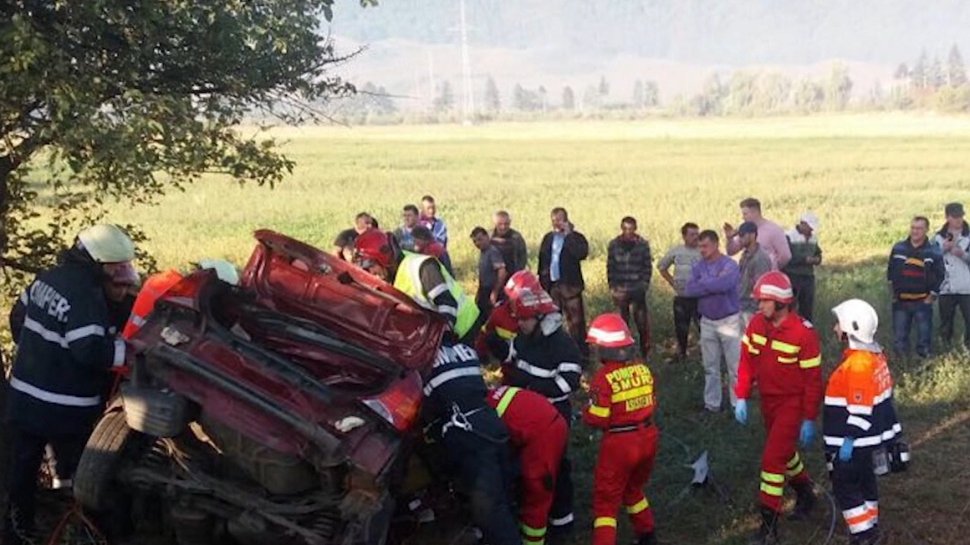 Accident tragic în Bistrița-Năsăud! Un voluntar britanic a murit, iar alți trei au fost răniți