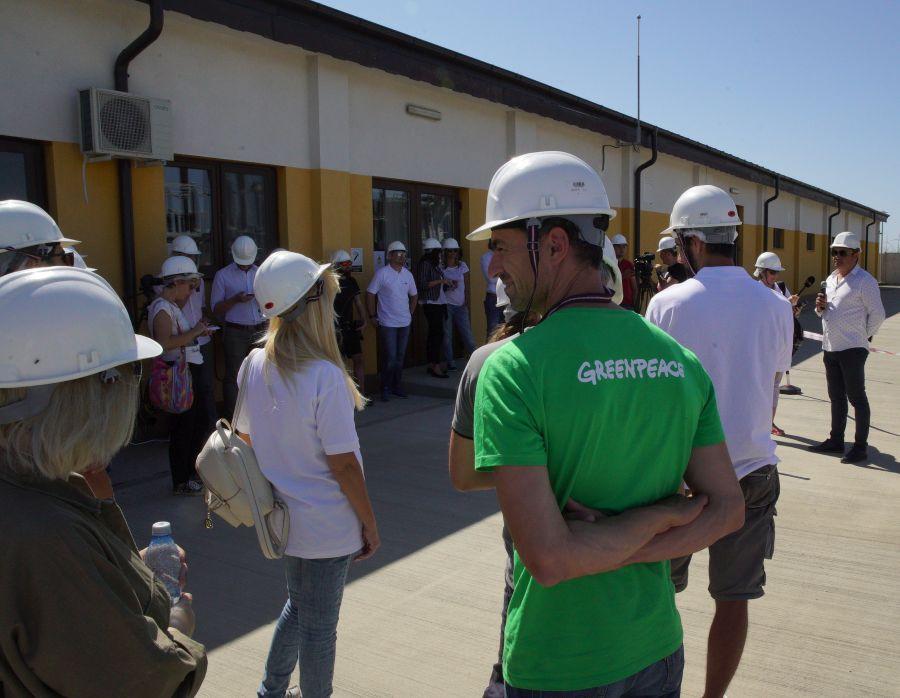 Greenpeace România și RWEA, în vizită la parcul eolian din Făcăeni 479265