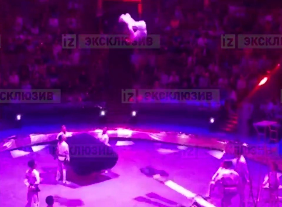 Moment dramatic la circ! Un acrobat a vrut să facă un salt de record, dar totul s-a sfârșit cumplit pentru el (FOTO+VIDEO ȘOCANT)