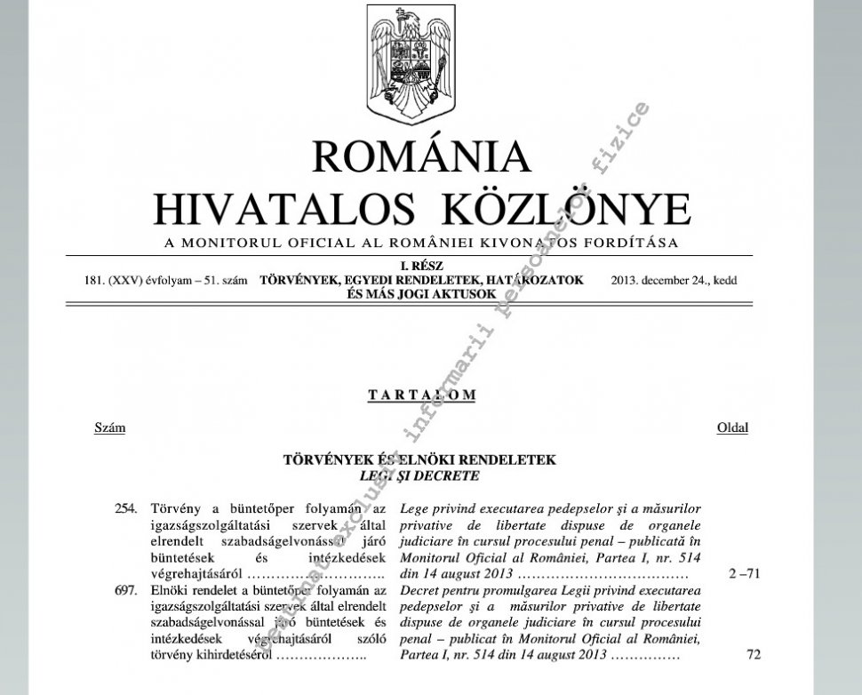 Monitorul Oficial al României în limba maghiară, cea mai costisitoare publicație din lume