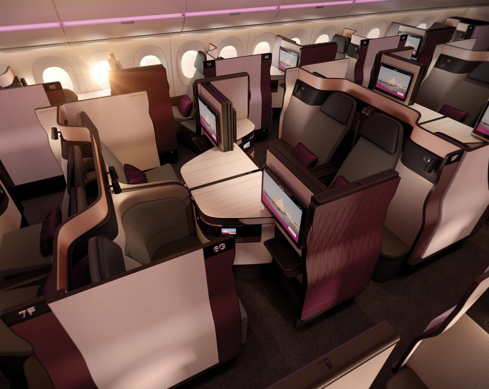 Qatar Airways devine prima companie aeriană din lume care va avea paturi duble la clasa business