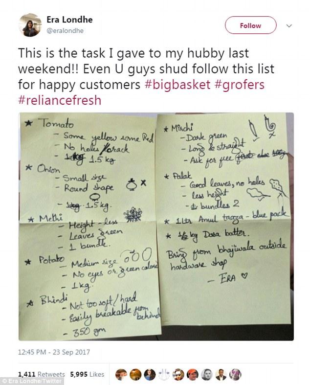 Și-a trimis soțul la cumpărături cu o listă care a devenit apoi virală pe Internet. Vei face și tu la fel! 482931