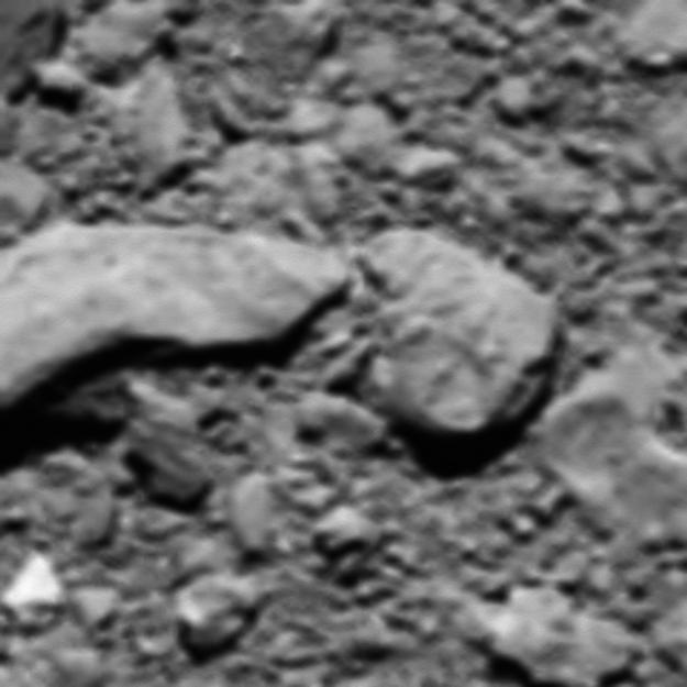 Ultima fotografie surprinsă de sonda spațială Rosetta înaintea ciocnirii cu o cometă. Cercetătorii au crezut că nu văd bine 483297