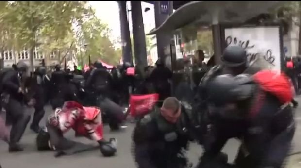 Violențe în Franța. Zeci de magazine, devastate de protestatarii nemulțumiți-VIDEO