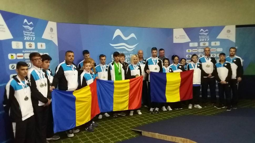 Performanță pentru România la Jocurile Europene Paralimpice de tineret, la Genova. Sportivii au reușit să câștige nouă medalii