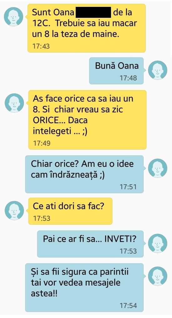 I-a făcut avansuri profesorului ca să primească o notă mai mare. Reacția profesorului a lăsat-o cu gura căscată 485783