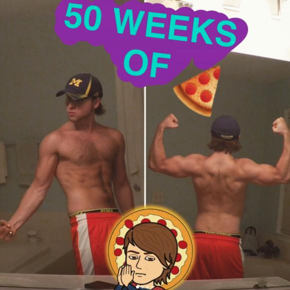 A acceptat să mănânce în fiecare zi, timp de un an, câte o pizza! Uite câte kilograme are bărbatul acum și cum a ajuns să arate 485968