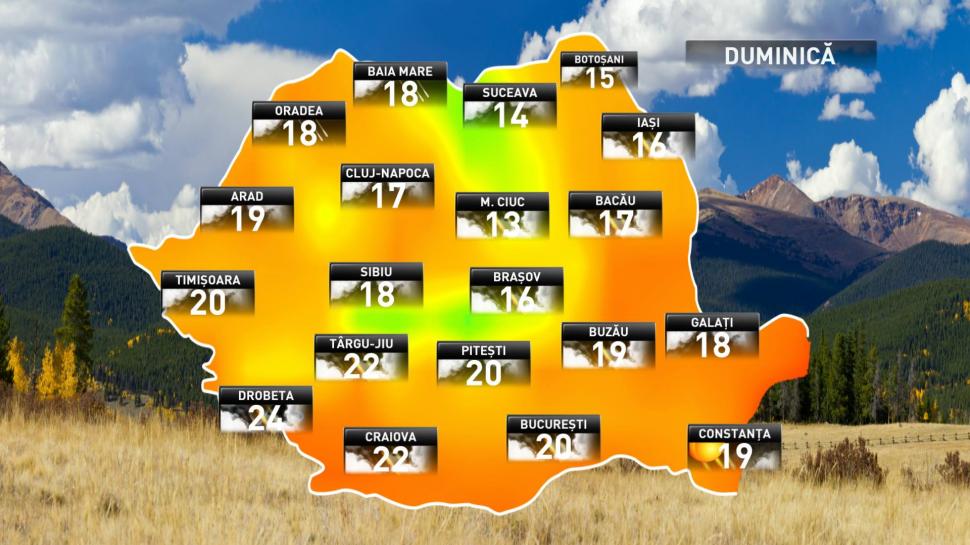 Vremea a încurcat anotimpurile. Temperaturi de 27 de grade, la sfârșit de octombrie 486320